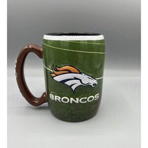 NFL Denver Broncos Coffee Mug Boelter Brands 3D Raised Logo 2013 Football/Field